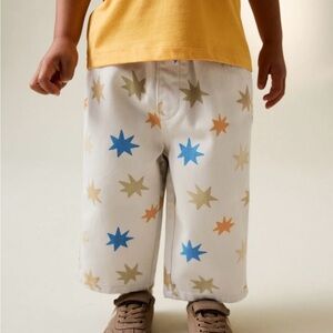 next Beige Star-Print Pull-On Shorts